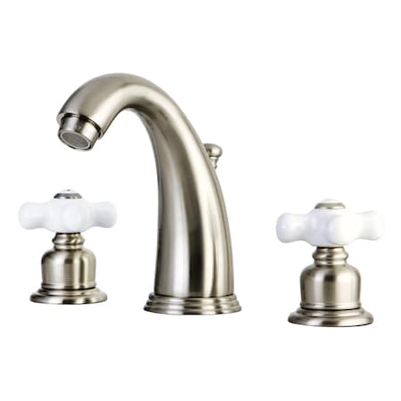 Kingston Brass Widespread Bathroom Faucet, Brushed Nickel GKB988PX